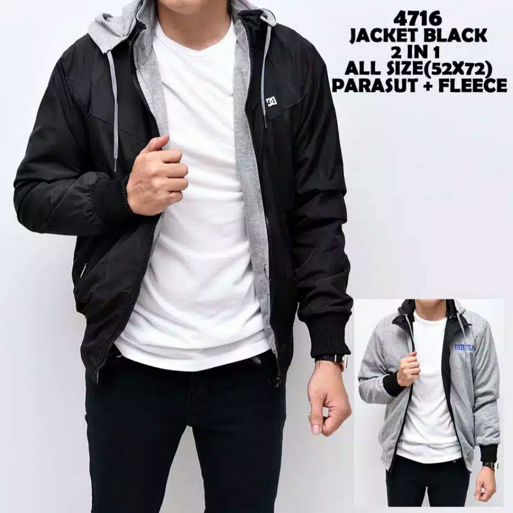 JAKET BOLAK BALIK / JAKET 2IN1 / JAKET BB / JAKET DISTRO / BB POLOS / JAKET PARASUT