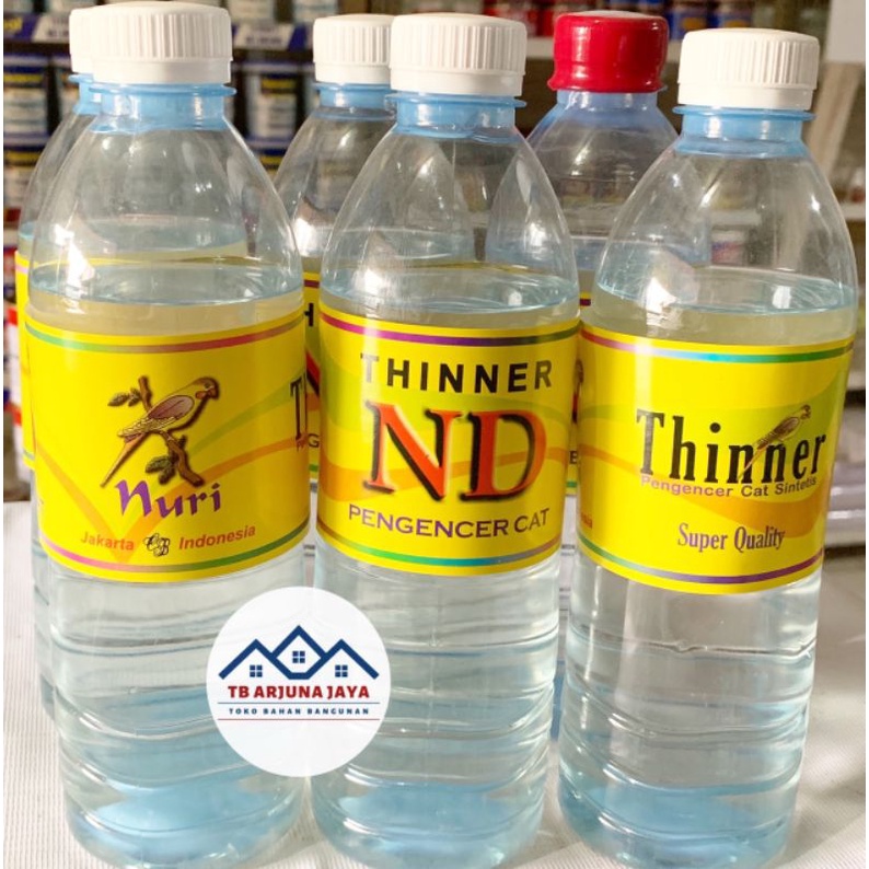 THINNER ND AQUA | PENGENCER CAT / TINER / TENER ND UKURAN BOTOL AQUA