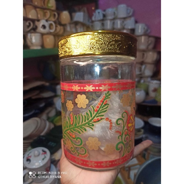 toples kaca besar tebal untuk lebaran unik