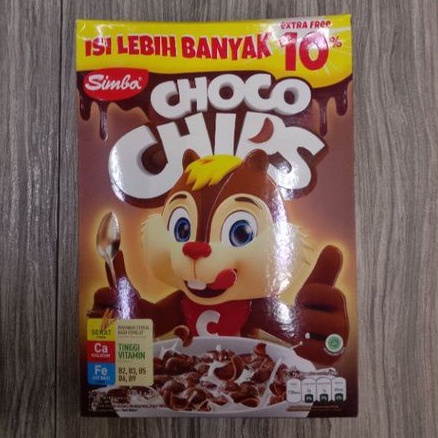 

Simba choco chips cereal sereal koko krunch coklat 330gr / box