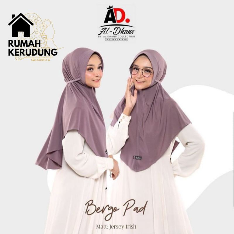 ❤️ RK SALSABILLA ❤️ HIJAB / JILBAB KHIMAR INSTAN BERGO PED SHAFA TALI MATT JERSEY IRISH ORI AL-DHANS