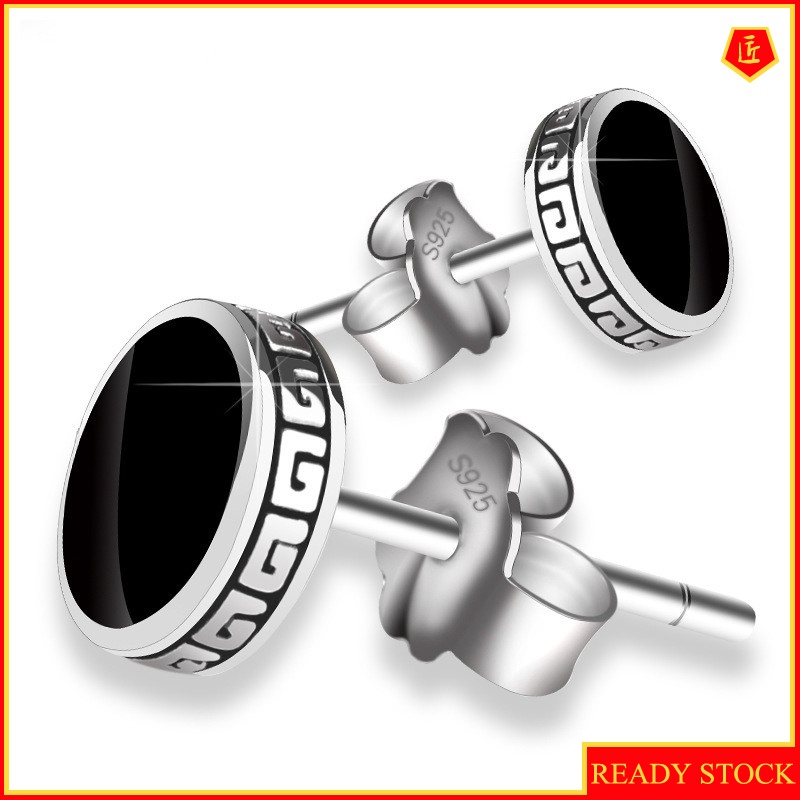 [Ready Stock]Men's Personalized Single Ear Studs Simple Domineering