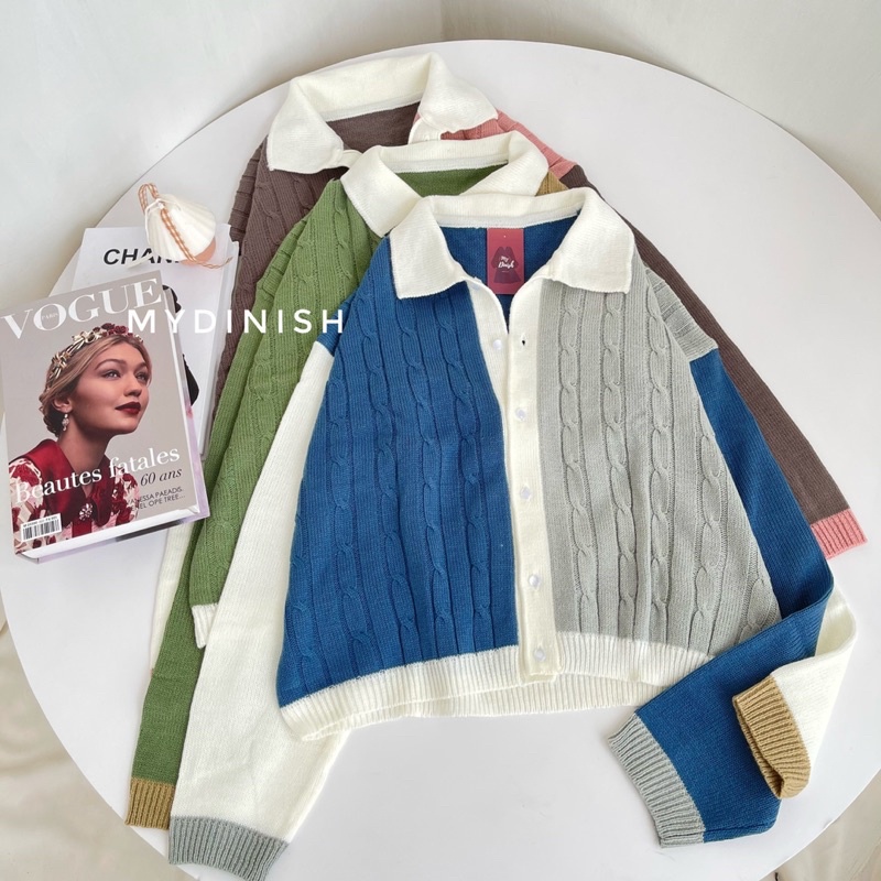 Amora Cable Cardy  - Cardigan Combo Wanita