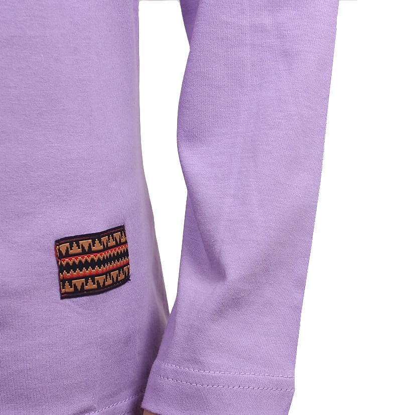 Kaway T-shirt KKPD WVN PURPLE LS