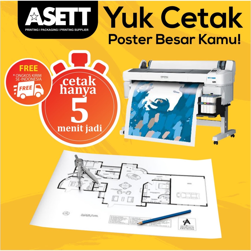 

Cetak A2 Vynil Sticker Full Color( 42 x 60 cm)