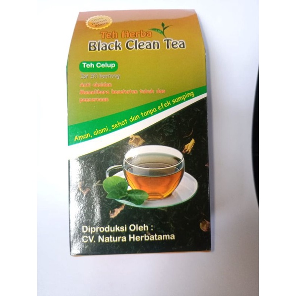 

Black Clean Tea, teh hitam untuk detoksifikasi