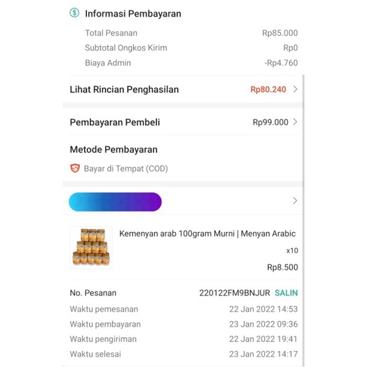 Kemenyan arab 100gram Murni | Menyan Arabic