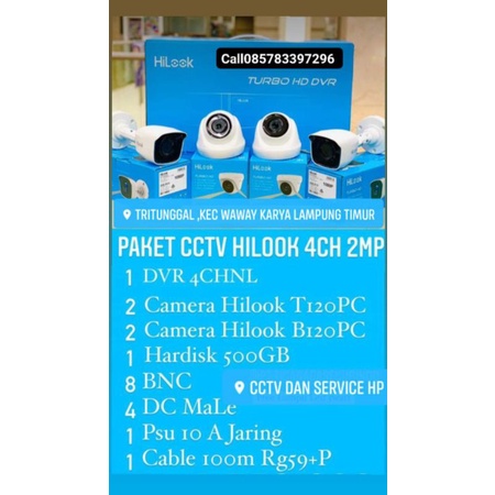 cctv hilook paket 2camera