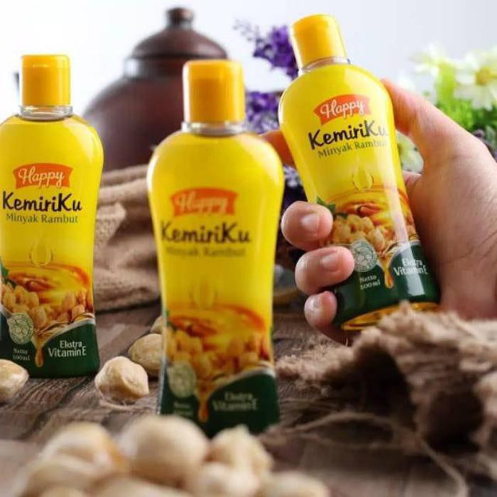 Minyak kemiri happy kemiriku minyak zaitun Penyubur Rambut Bayi &quot;Kemiriku&quot; “nonikmonik” 100ml 100 ml 90ml 90 ml 60ml 60 ml