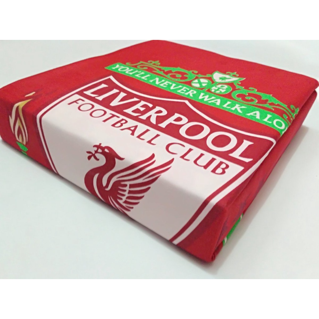 SEPREI MOTIF LIVERPOOL TERMURAH Uk 160x200 / SPREI HALUS