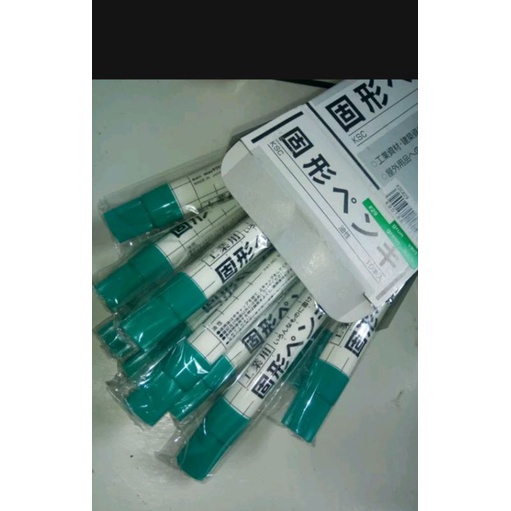 

Solid Steel MARKER SAKURA Green - Spidol Penanda Besi Permanen Hijau Sakura Color Product Corporation Made In Japan