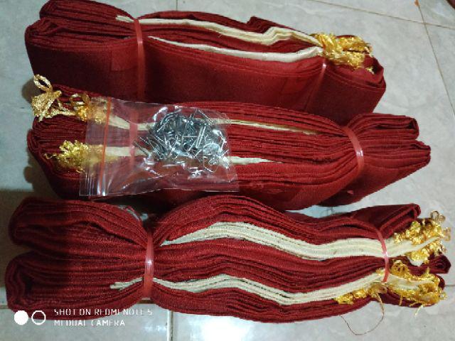 Gorden/gordyn / Gordeng /korden Pintu Gorden Jendela  Manohara Poni Renda  L 1 Meter X T 190 Cm