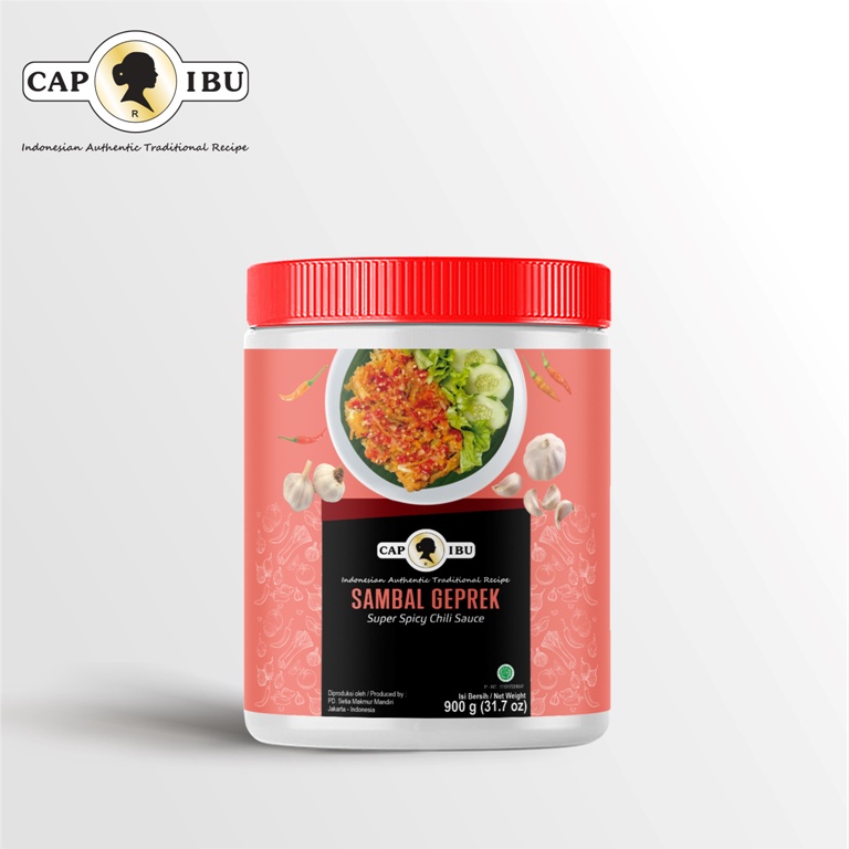 CAP IBU Sambal Geprek Kemasan Pot