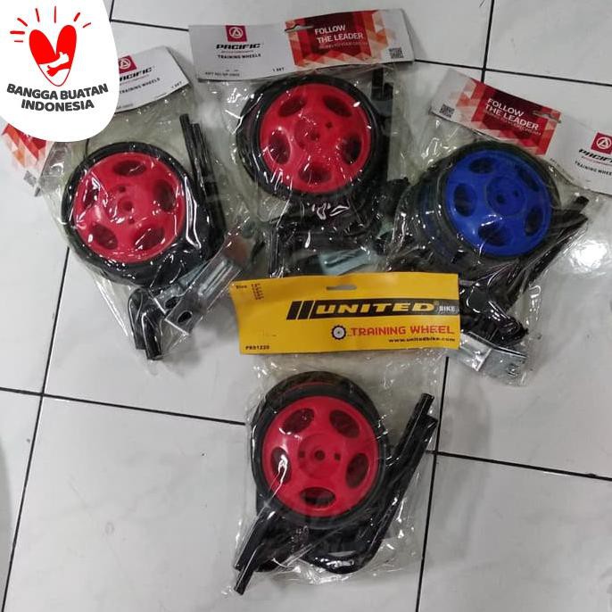 Roda Bantu Sepeda United 12 Sd 20 Roda Samping Sepeda Kecil Anak