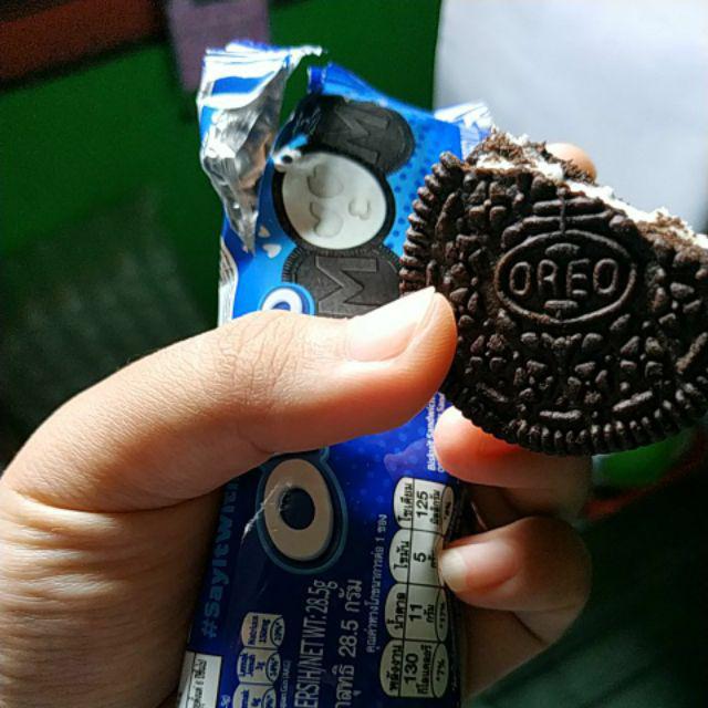 Oreo Vanilla Oreo Coklat 1 box isi 12x28.5gr | Shopee Indonesia