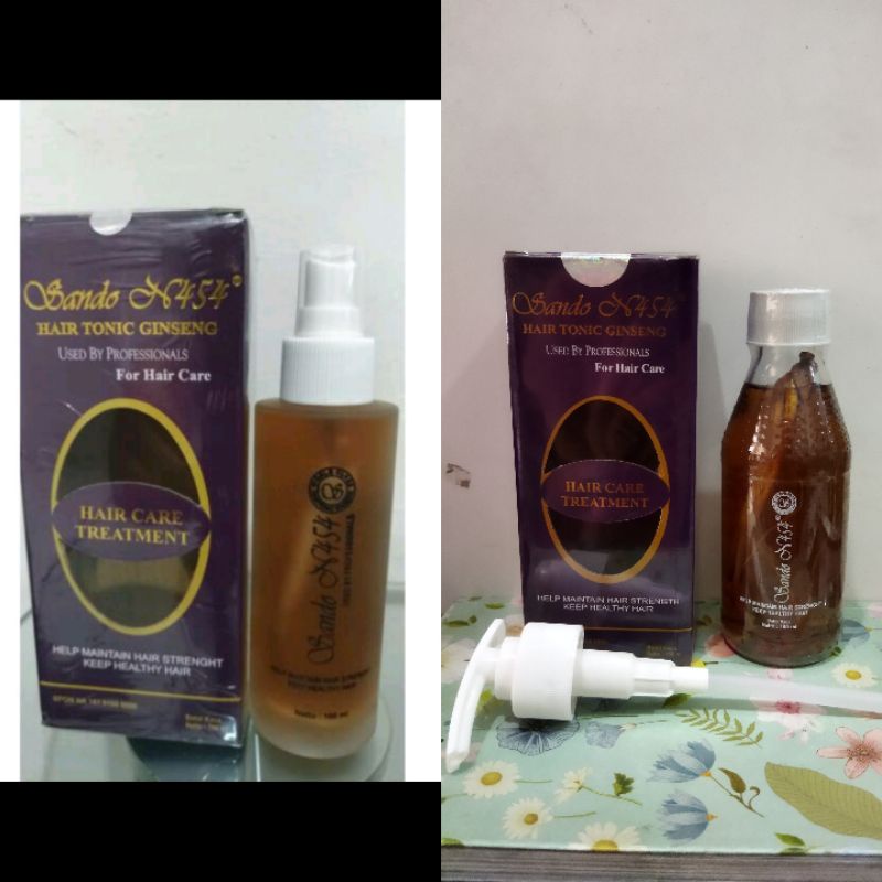 Sando n454 hair tonic ginseng isi 100 ml spray