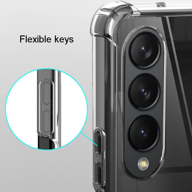 Case Pelindung Empat Sudut Shockproof Anti Jatuh Anti Gores Untuk Samsung Galaxy Z Fold 4