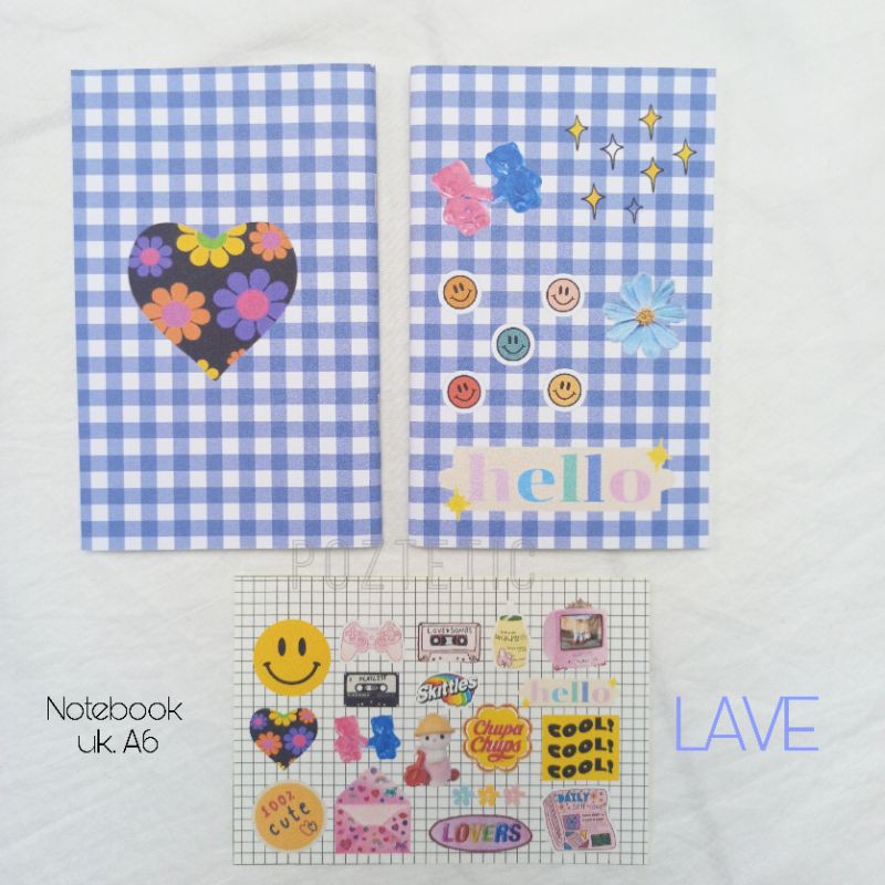 

NOTEBOOK KECIL AESTHETIC TEMA 90-an | UK. 15 X 10 cm | notebook journal