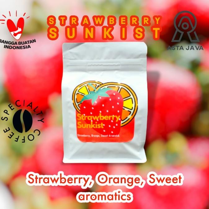 

[ COD ] Biji Kopi Arabika Strawberry Sunkist 250gr GRATIS ONGKIR Kode 244