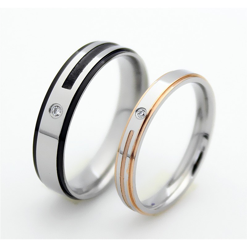 Cincin Couple / Tunangan / Nikah / Pasangan / Kawin / Titanium C067