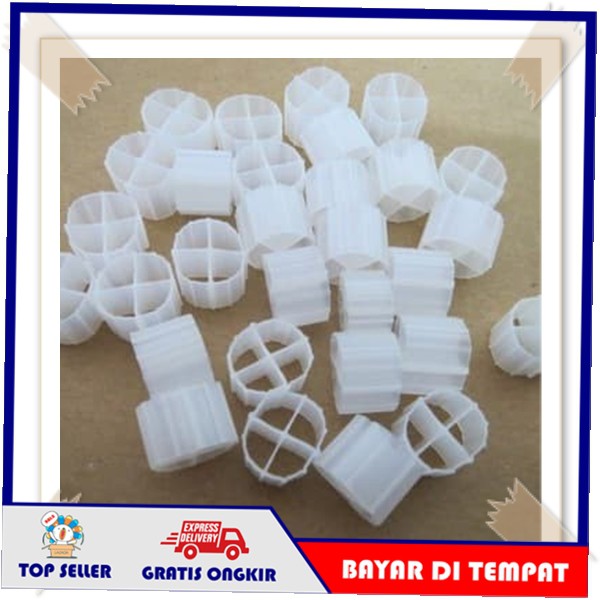 Kaldness Kaldnes K1 1Liter Pesu Alat Media Filter Aquarium Micro Aksesoris Batu Akuarium Mini MURAH