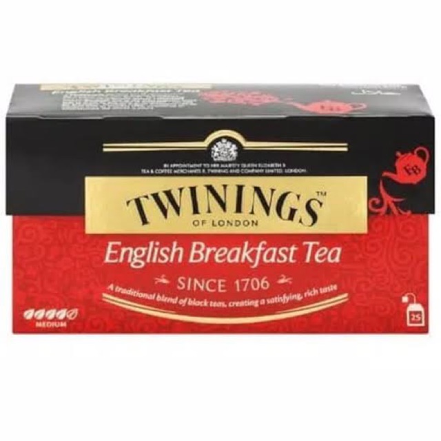 

TWININGS ENGLISH BREAKFAST TEA isi 25