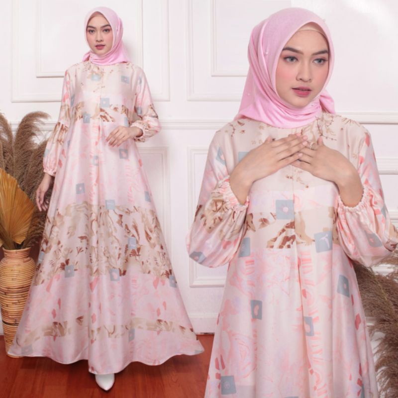 Gamis Dior Silk Premium Terbaru Model Baju Gamis Muslim Motif Kotak Terbaru Gamis Wanita Motif Model