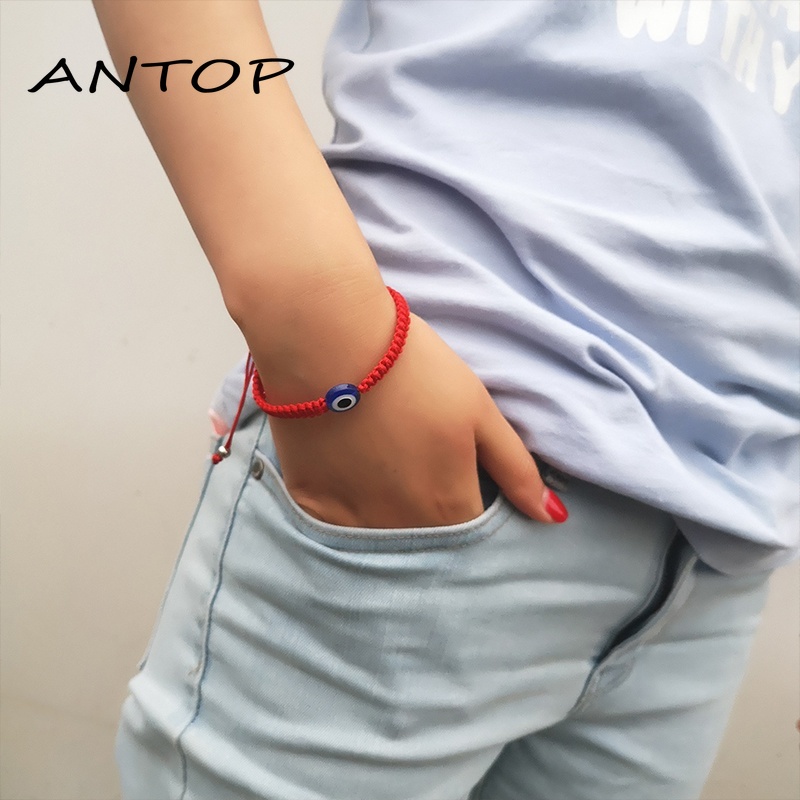 Gelang Tangan Adjustable Motif Mata Iblis Untuk Wanita  Fashion Accessories  ANTOP