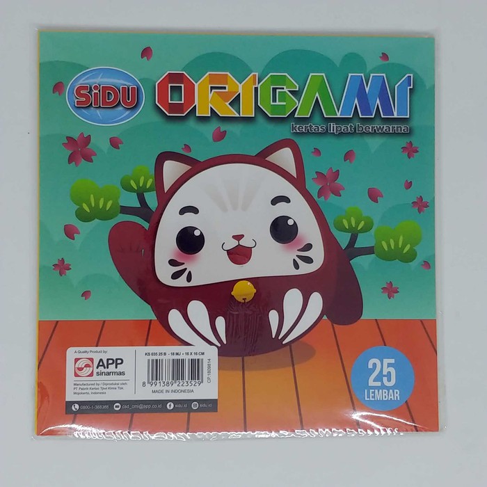 

KERTAS LIPAT / ORIGAMI 16X16 SIDU ISI 25 LEMBAR
