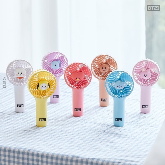 BT21 BTS KIPAS HANDY FAN