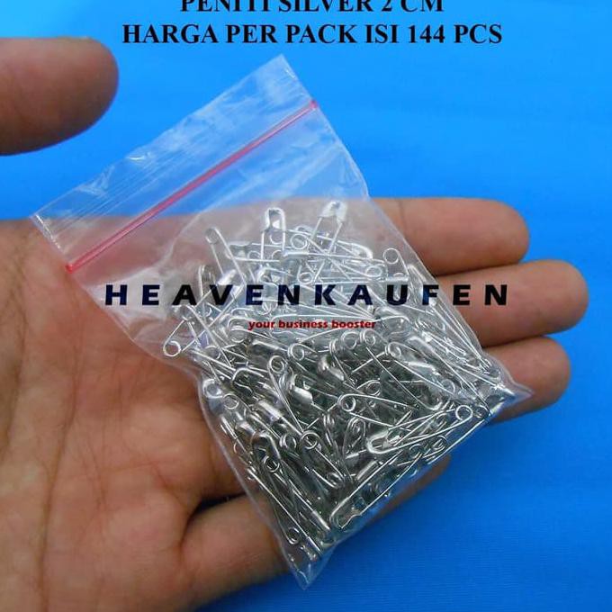 

Kualitas Terbaik] Peniti Kecil 2 Cm Nikel Silver Newey Harga Per Pack Isi 144 Pcs