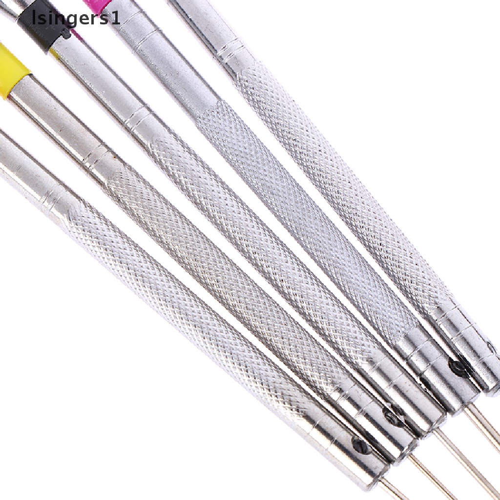 (lsingers1) 5pcs / Set Obeng Presisi Untuk Reparasi Kacamata / Jam Tangan / Perhiasan