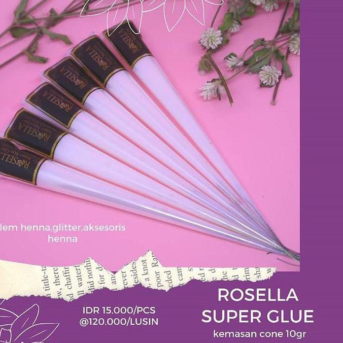 

81 Super Glue Rosella kemasan cone 10 gr (lem kulit) ☊ 81