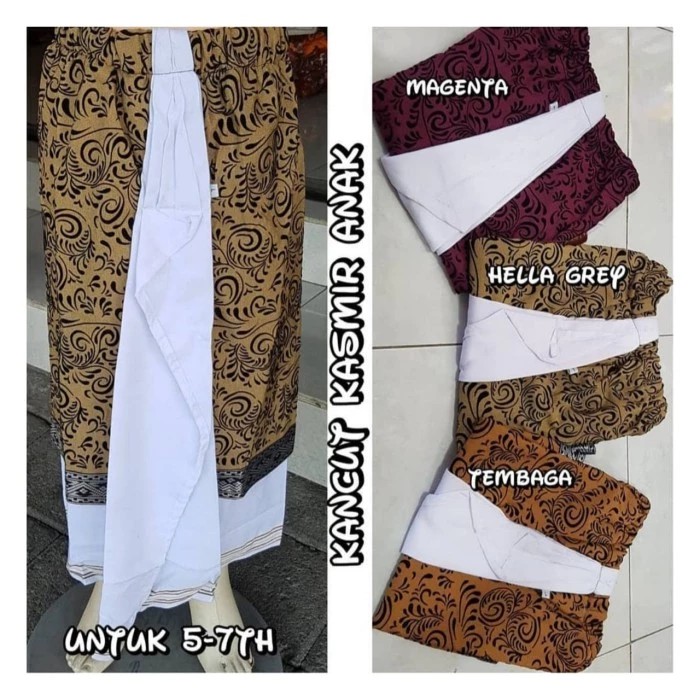 Busana bali anak laki laki kamen jadi khas bali - 5 - 7 tahun