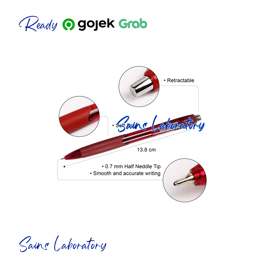 

Pulpen Ballpoint Hitam Ball Pen Pena Black Joyko BP-193 Zest 0,7 mm 1 Pcs