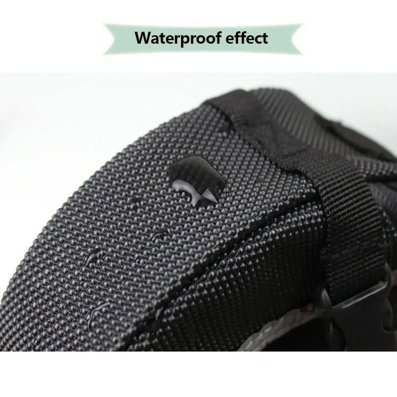 B-SOUL Tas Sepeda Waterproof Storage Saddle Seat Cycling Tail Rear Pouch Bag - Black