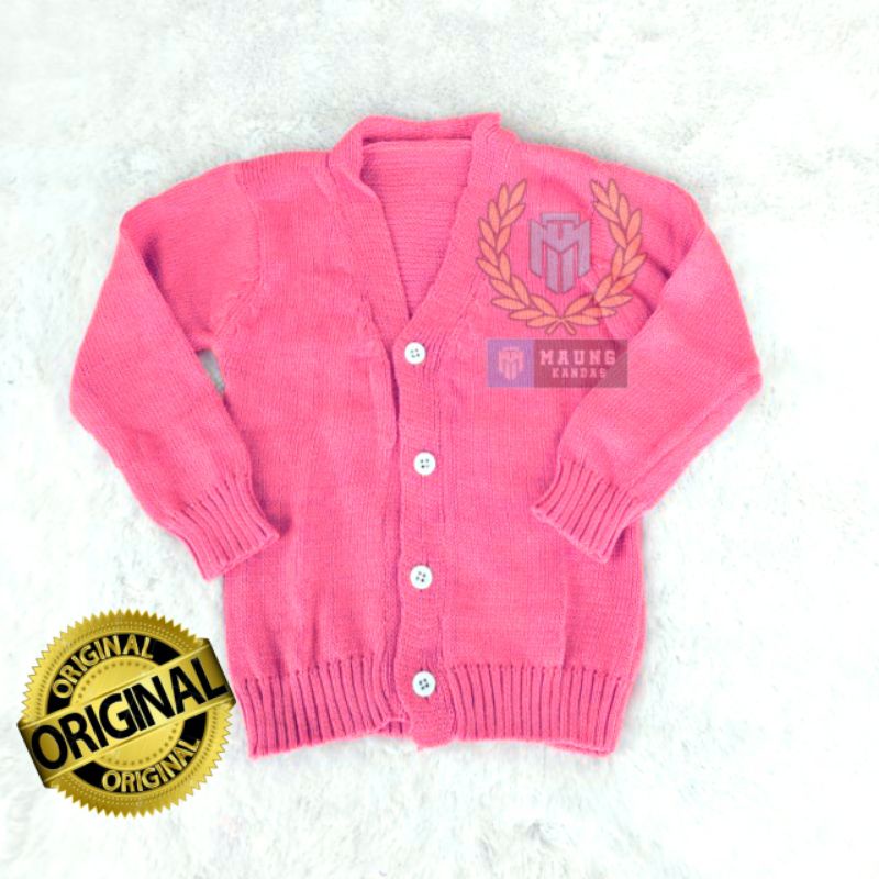 Rajut Cardigan Anak 2-4 Tahun Kardigan