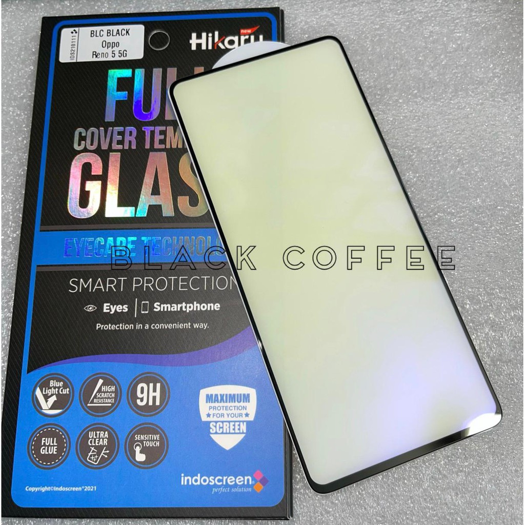 BLUE-RAY HIKARU Tempered Glass OPPO RENO 5 2021 EYE PROTECTION