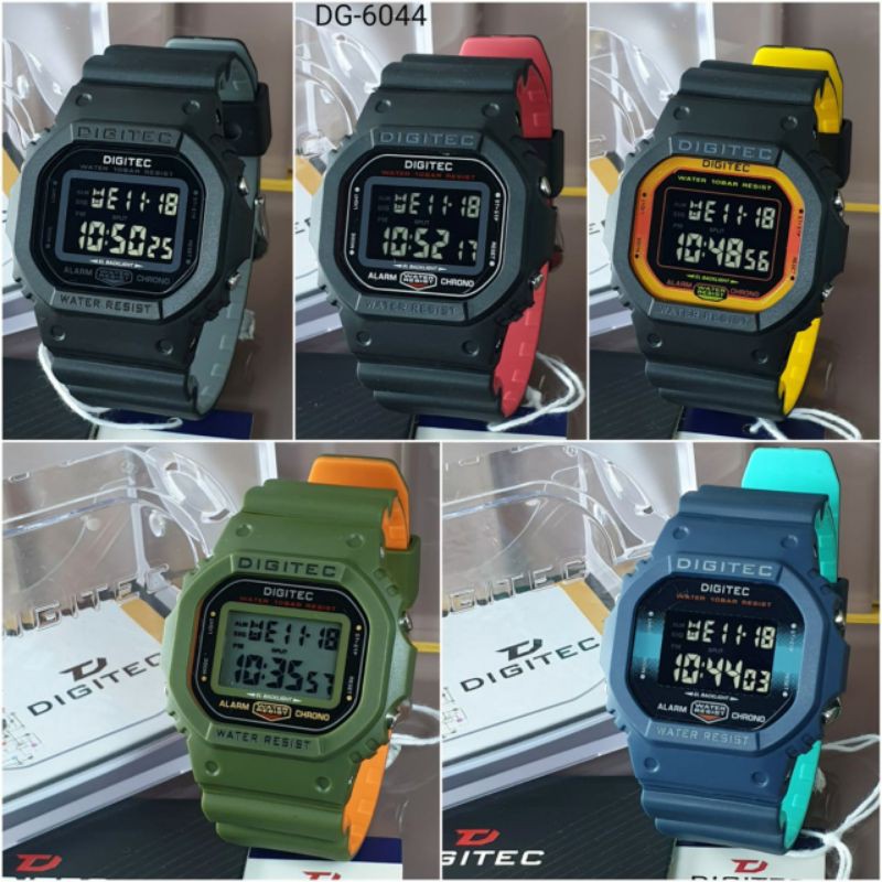 [ LG 6044 ] JAM TANGAN SPORT RUBBER