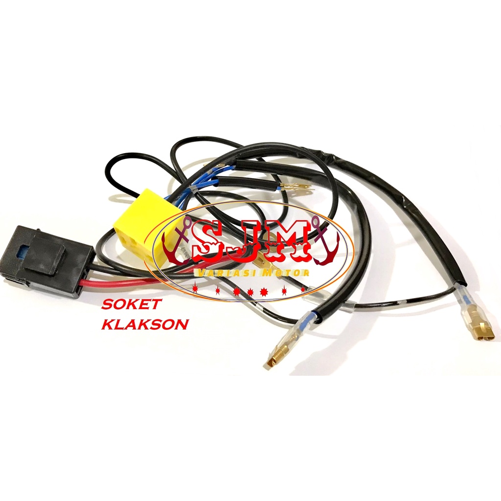 SOCKET RILEY KLAKSON SOKET RELAY KLAKSON UNIVERSAL ALL MOTOR MOBIL PNP UNTUK DOUBLE KLAKSON