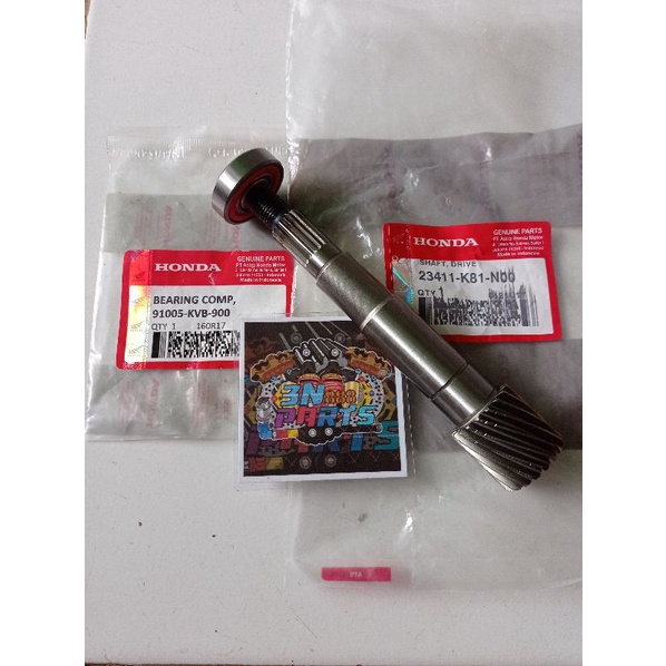 AS PULLY+BEARING PULLY HONDA BEAT FI BEAT POP ESP STREET  SCOOPY FI VARIO 110 FI STATER HALUS KODE-K