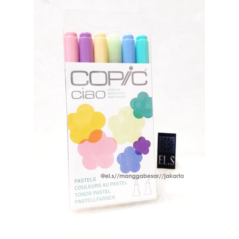 

COPIC CIAO SET 6 WARNA PASTEL
