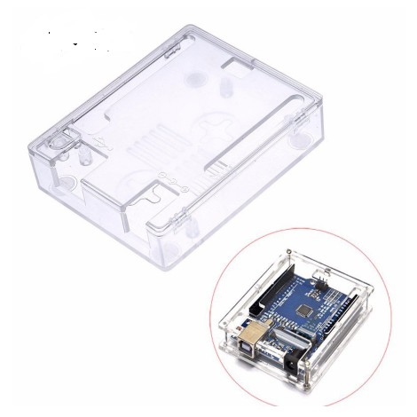 Kotak Box Acrylic Case Casing Akrilik for Arduino Uno R3 Uno DIP &amp; SM