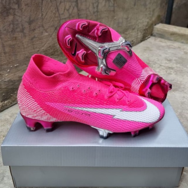 Sepatu Bola Mercurial Superfly7 Elite Mbapee Rose Pink Fg-SEPATU BOLA NIKE-SEPATU BOLA-SOCCER