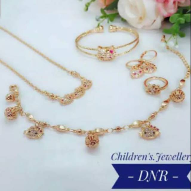 Xuping set anak lapis emas 24k 0418