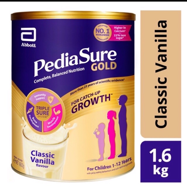 

Pediasure Gold SINGAPORE 1,6Kg