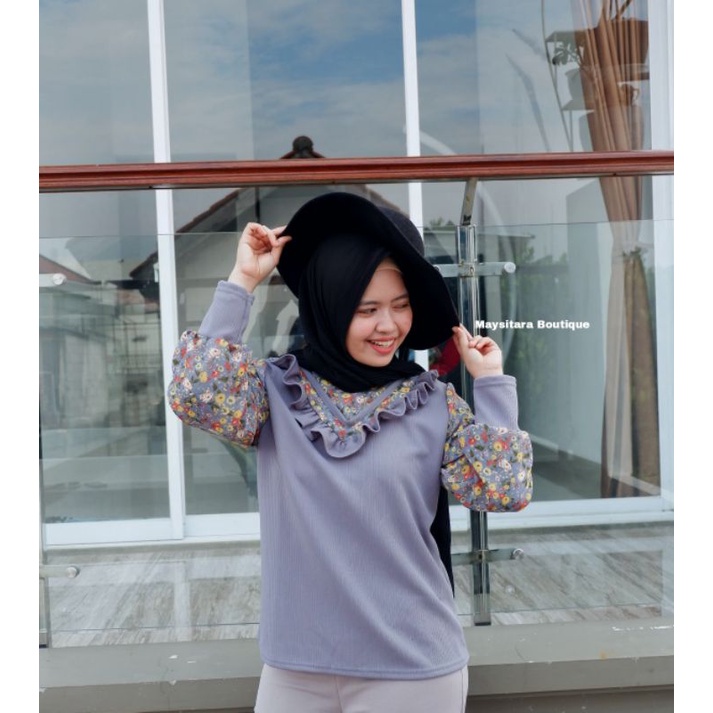 cavell blouse, atasan cavel, blouse murah