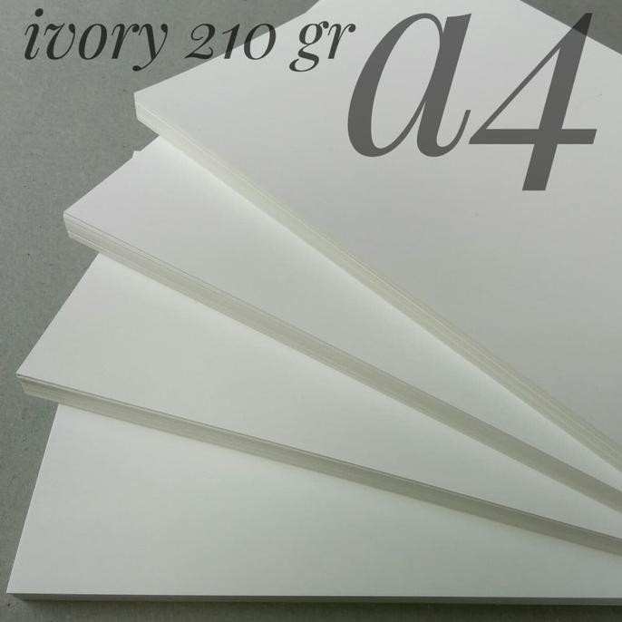 

Kertas Ivory 210 gsm Ukuran A4 / 21 cm X 29.7 cm