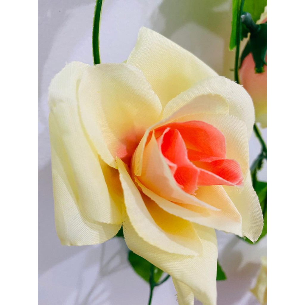 TIB / DOD / P2046. Bunga plastik/bunga  dekorasi-Kuning