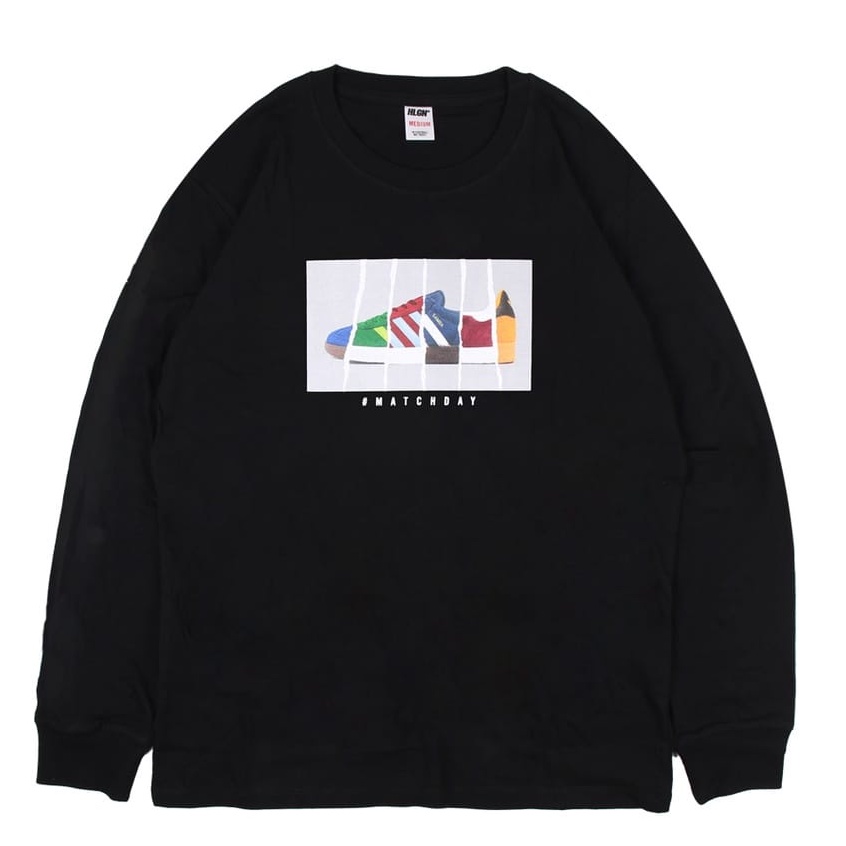 HOOLIGANS Crewneck Ripped Matchday Black - Sweater CREWNECK hooligans pria dan wanita - sweashirt ho